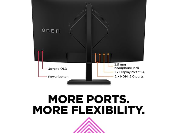 HP OMEN 31.5" QHD IPS 165Hz Curved Gaming Monitor