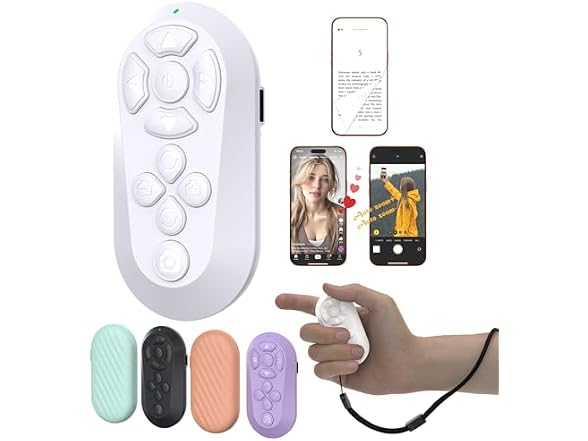 ZOZVO Wireless Remote Controller White