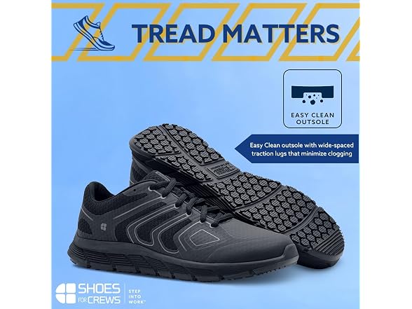 Shoes for Crews Stride Black 10.5 M