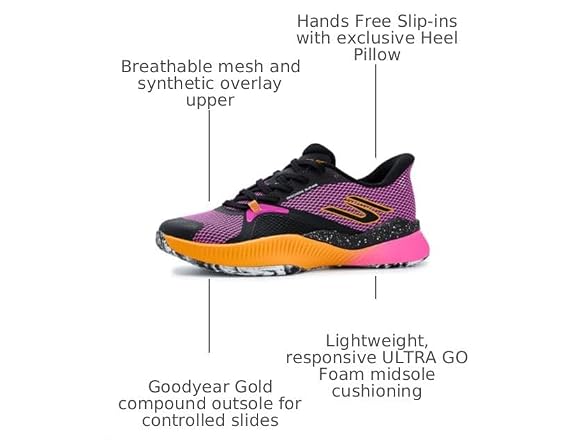 Skechers Women's Tennis State Champ Hands Free Slip-Ins