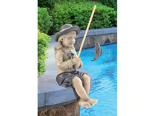 Fisherwoman Nellie Girl Garden Statue