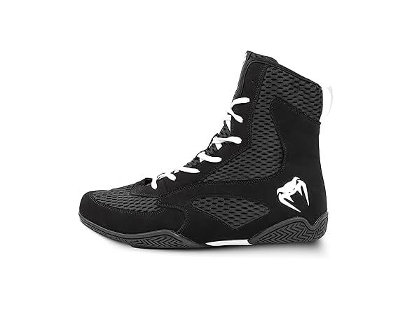 Venum Unisex High-Top Boxing Shoe, Black