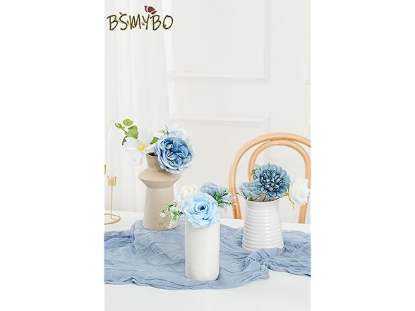Artificial Blue Flowers Combo