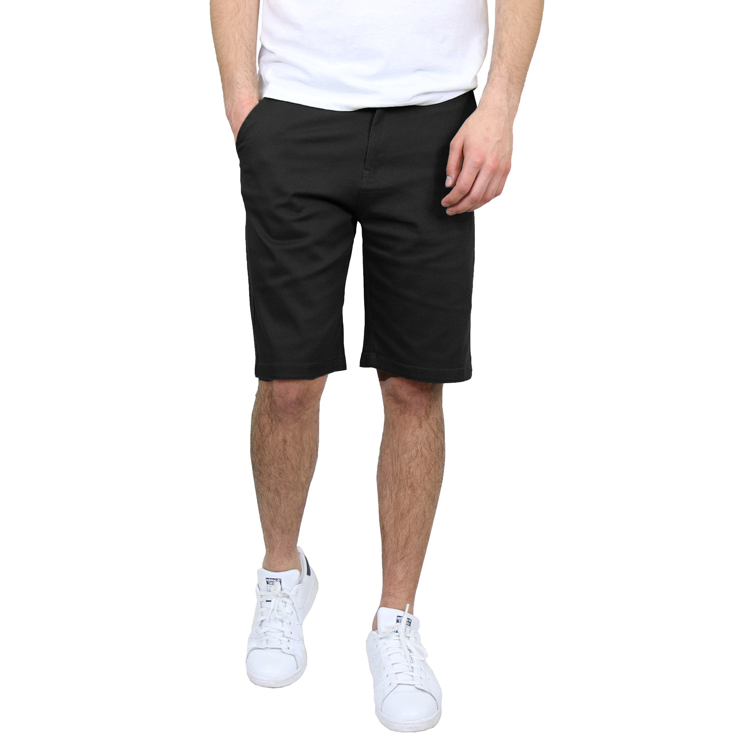 3Pk Asst Mens Stretch Chino Shorts - Gallery 11