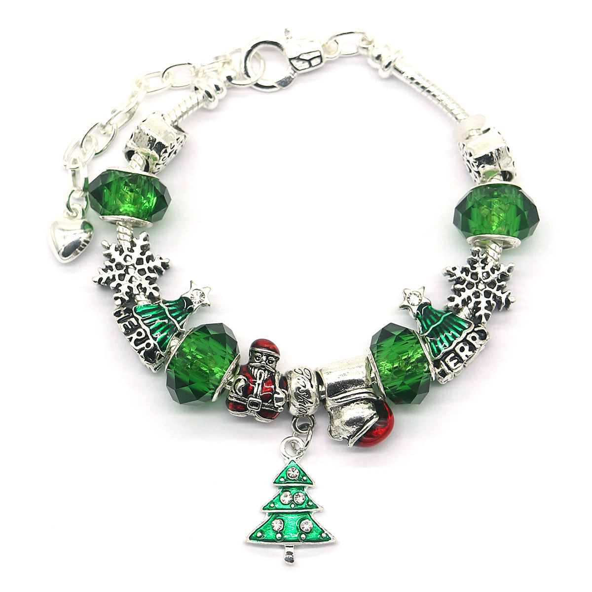 Murano Christmas Charm Bracelet - Gallery 4