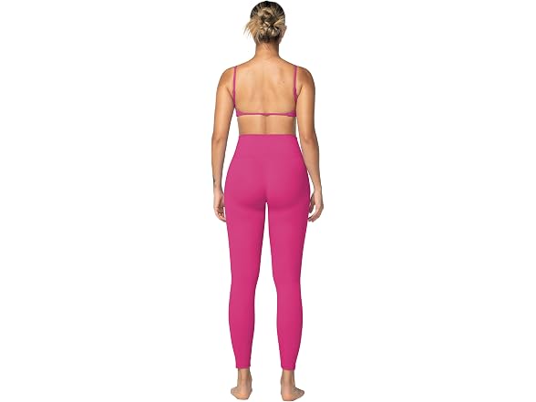 Sunzel Womens Leggings 25in S Hot Pink
