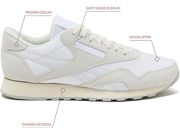 Reebok Classic Nylon Mens Sneakers