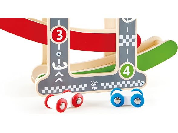 Hape Toddler Wooden Race Track Car