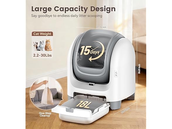 petmoyo Auto Self-Clean Litter Box