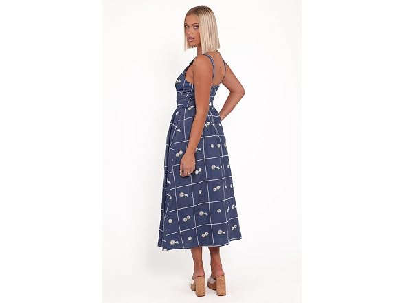 Petal & Pup Women's (M) Yolande Midi Dress - Blue