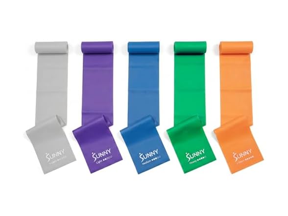 Sunny Health & Fitness 5-Level Resistance Band Set