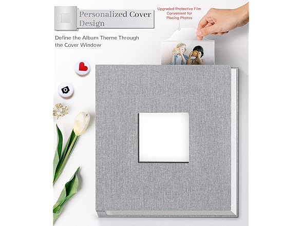 Photo Album Self Adhesive Scrapbook