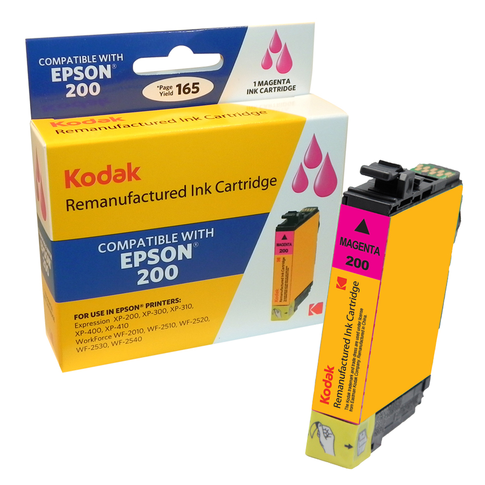 Compatible Epson 200 Ink Cartridge Combo Pack (Black, Cyan, Yellow, Magenta) - Gallery 9