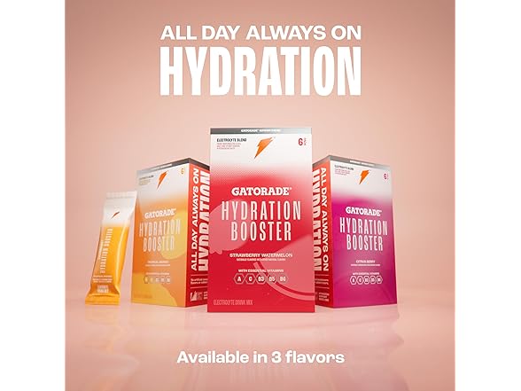 6PK Gatorade Hydration Booster Electrolyte Drink