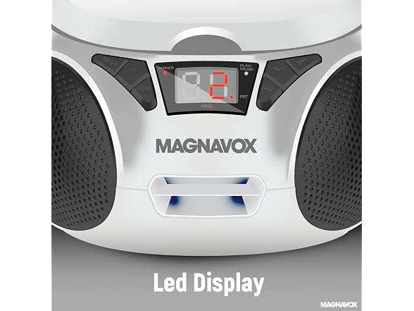 Magnavox Portable Top Loading CD Boombox