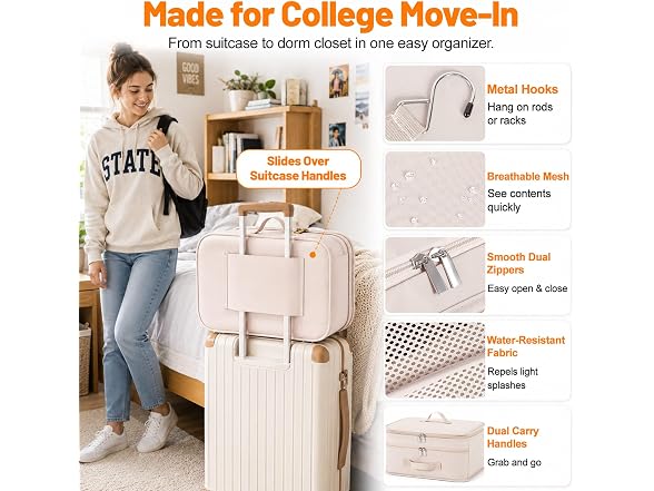 NOBLIGOAL Hanging Closet Organizer