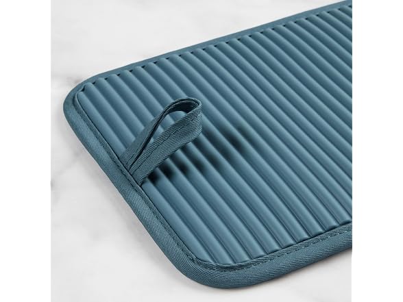 KITCHENAID Soft Silicone Pot Holder 2-Pack , Agave Blue