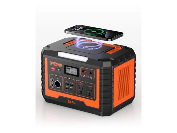 EBL MP1000 1000W Portable Power Station Orange