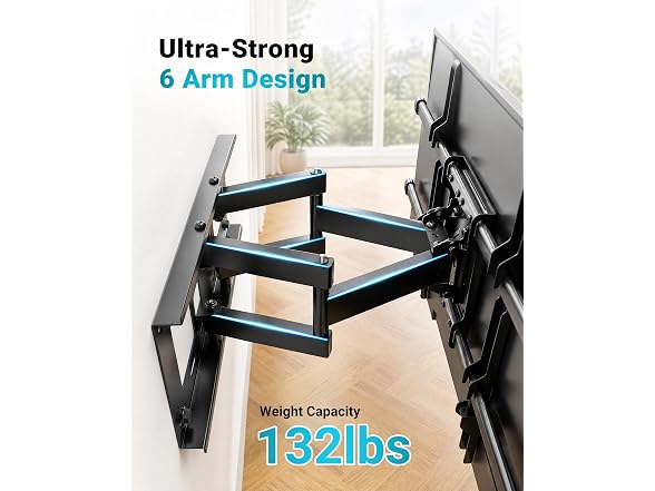 BONTEC Full Motion TV Wall Mount 37-85in