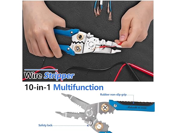 mshandto Pliers Tool Set, 12Pcs