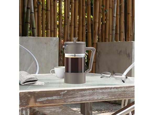 Oggi Borosilicate Glass French Press Coffee Maker - 34oz