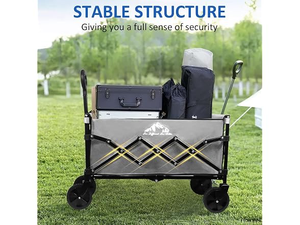 VOYSIGN Collapsible Wagon Cart 352LBS