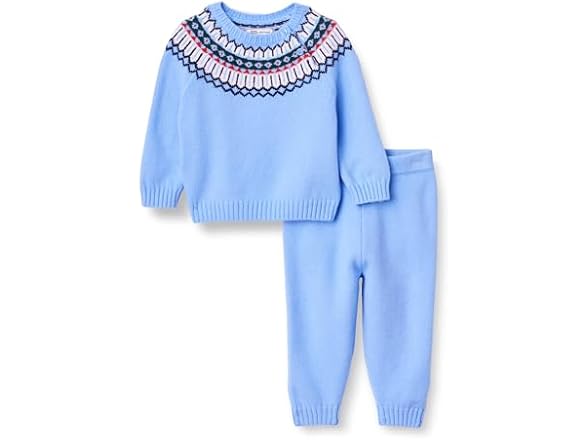 Cornflower Blue Fairisle