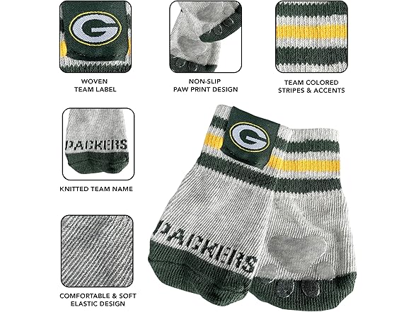 NFL Philadelphia Eagles Anti Slip Dog Socks w - Gallery 4