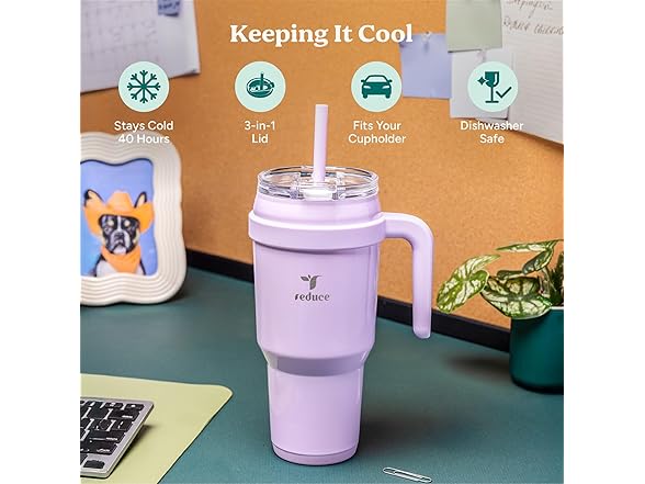 REDUCE 40 oz Stainless Steel Tumbler