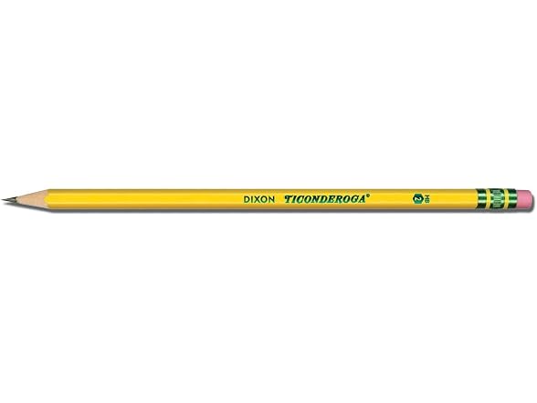 Ticonderoga #2 Pencils, Wood-Cased, 6