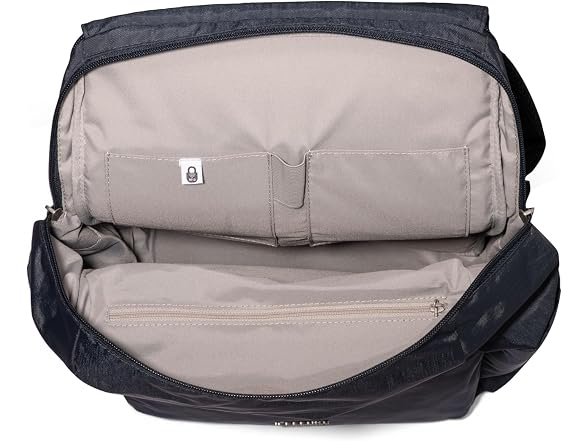 Baggallini Flap Laptop Backpack - 15"x11" Charcoal