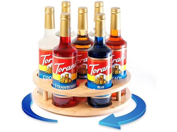 Coffee Syrup Organizer and Holder
