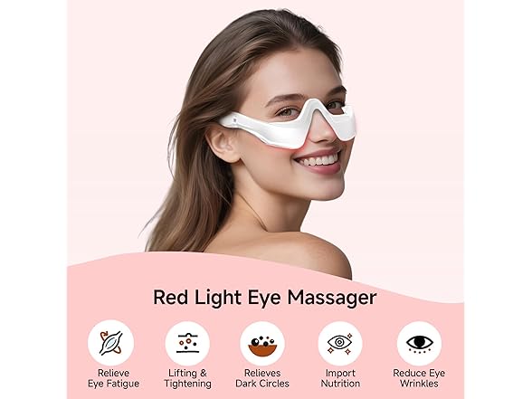Under-Eye Red Light Therapy Device