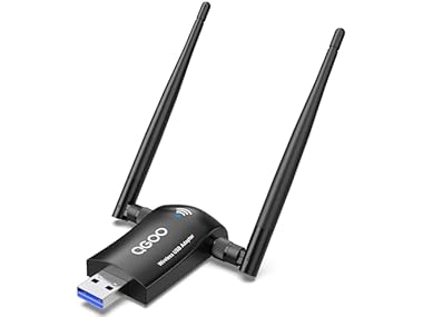 $9.99, Was $22.99, 56% Off! QGOO USB 3.0 Wi-Fi Adapter Network Dongle dealfomo