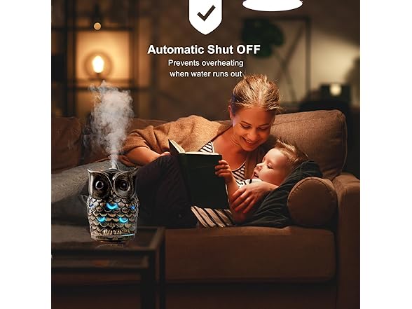 ALIEYE Owl Essential Oils Diffuser, Cer