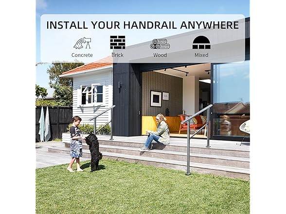 Hand Rails for Outdoor Steps