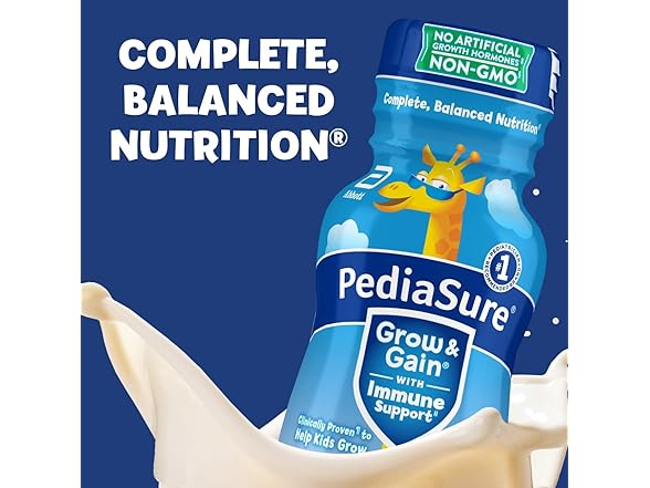 PediaSure Vanilla Shake, 8oz, 6pk