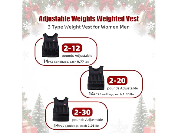 Wolliwa Adjustable Weighted Vest