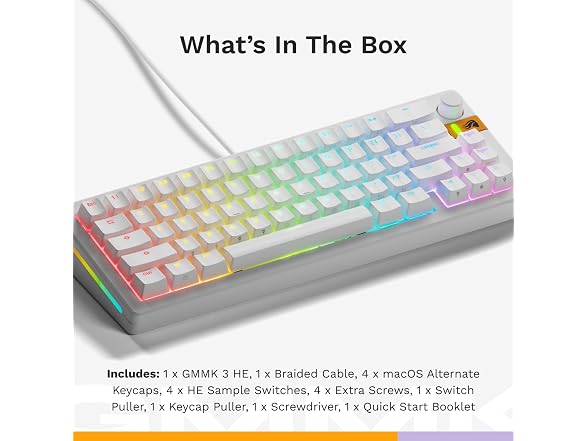 Glorious Gaming GMMK 3 HE Rapid Trigger Keyboard