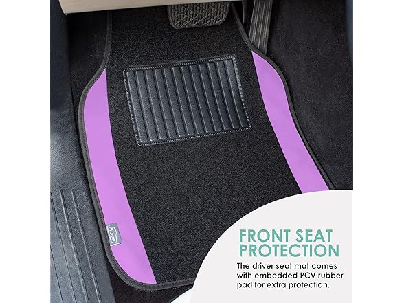 FH Group Automotive Floor Mats – Purple