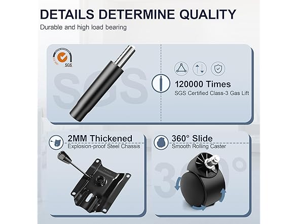 Brick Attic Drafting Chair with Backrest – Adjustable Foot R (Open Box)