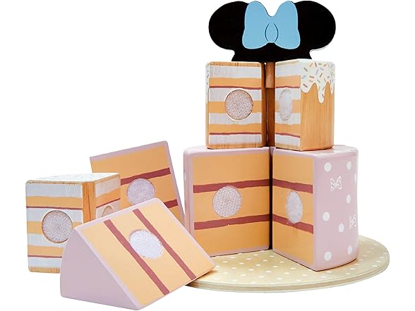 Disney Wooden Toys Minnie Mouse Tea Set, 13Pc