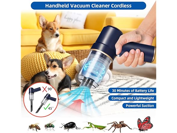 Jahy2Tech Cordless Bug Vacuum Catcher
