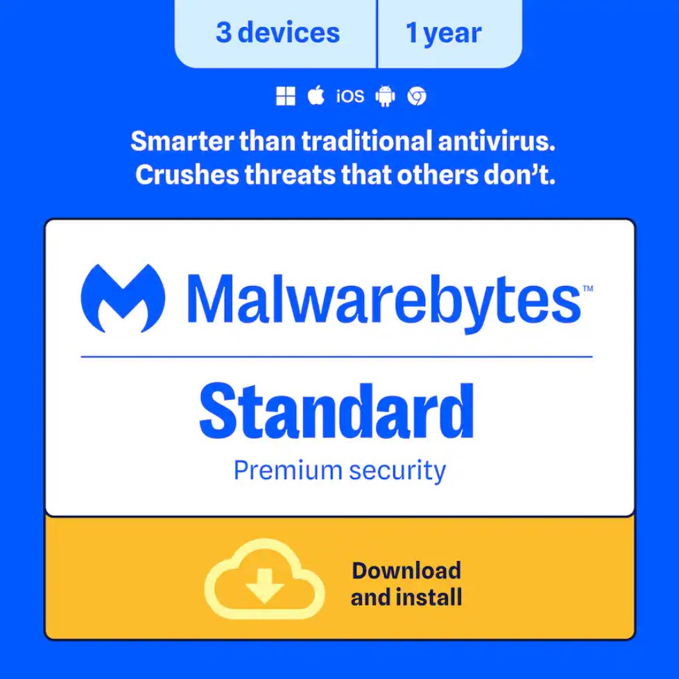 Malwarebytes Standard Premium Software - 3 Devices, 1 Year, Digital - Gallery 6