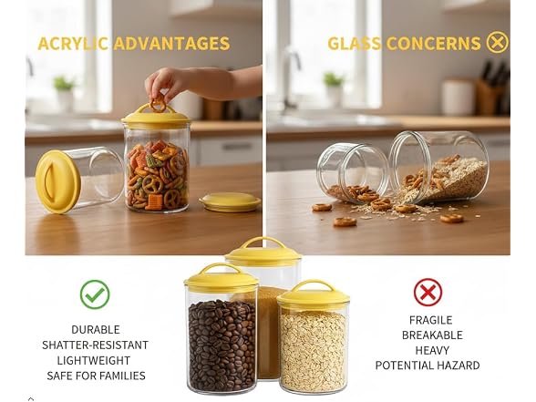 Food Storage Containers Set of 3