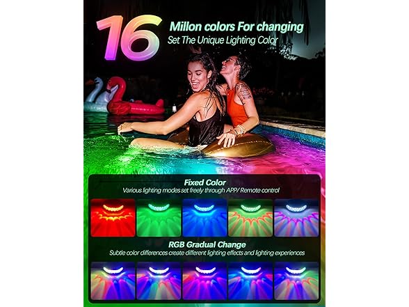 KIALUSH Ground Pool Lights