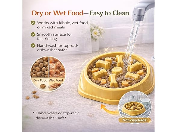 SNIFIT Slow Feeder Bowl for Small & Medium Cats & Dogs