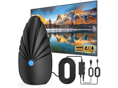 $9.99, Was $53.99, 81% Off! (NEW) TV Antenna Indoor Long Range Digital Antenna dealfomo