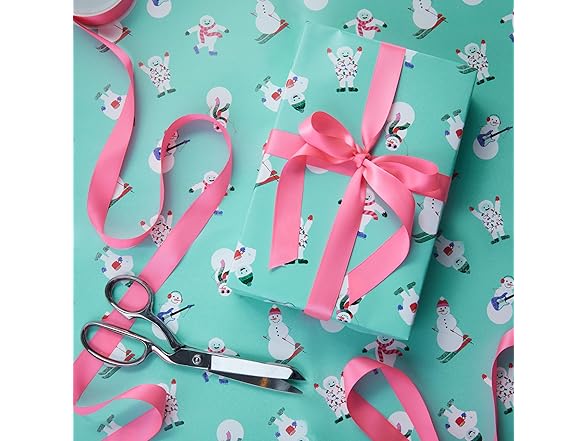 Yeti On Ice Gift Wrap Paper 30" x 23"
