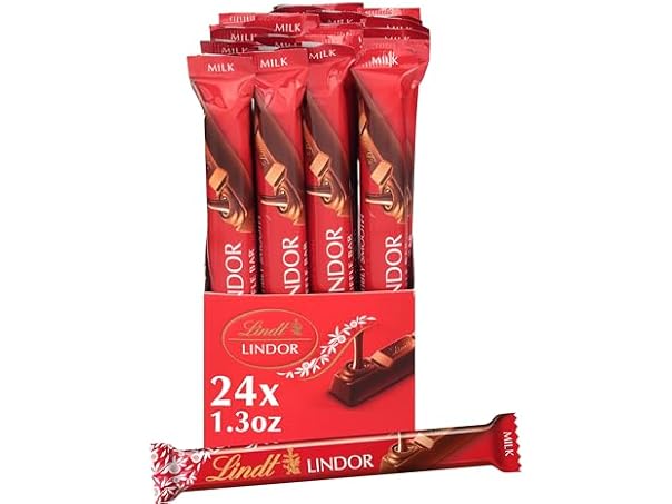 $20.99, Was $41.596, 49% Off! Lindt LINDOR Milk Choc Truffle Bar 24pk dealfomo